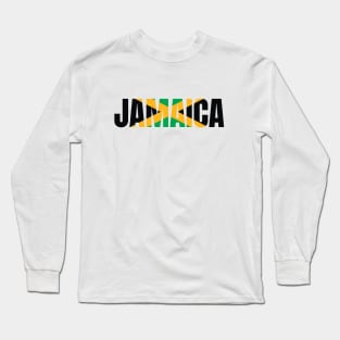 Jamaica Flag Tee: Show Your Love for Jamaica! Long Sleeve T-Shirt